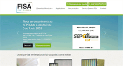 Desktop Screenshot of fisa-filtration.com